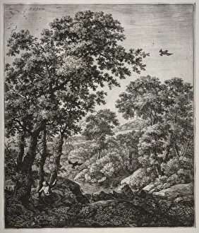 Elijah Fed by the Ravens. Creator: Anthonie Waterloo (Dutch, 1609 / 10-1690)
