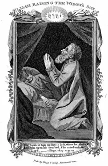 Ilyas Gallery: Elijah raising the widows son, c1808