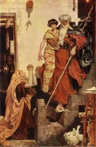 Elijah Gallery: Elijah Restoring the Widows Son, 1943. Creator: Ford Madox Brown