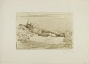 Lazy Prints: Elin, 1913-14. Creator: Anders Leonard Zorn