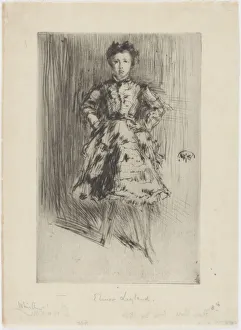 Hands On Hips Prints: Elinor Leyland, 1873. Creator: James Abbott McNeill Whistler