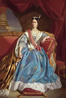 Elisa Rachel, 1855. Artist: Geffroy, Edmond Aime Florentin (1804-1895)