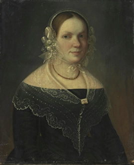 Elisabeth Christine Frolich, 1834. Creator: Carl Peter Lehmann