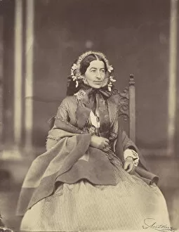 Elisabeth Housermann, 1850s-60s. Creator: Franz Antoine