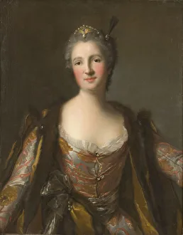 Nattier Prints: Elisabeth Marquise de Broglie (1718-1777)