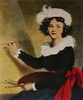 Eckstein Halpaus Gmbh Gallery: Elisabeth Vigee=Lebrun 1755-1842. - Selbstbildnis, 1934