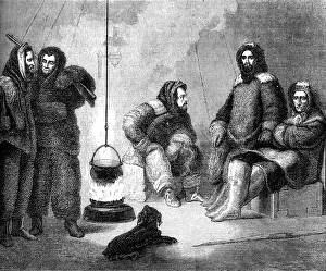 Elisha Kent Kane and his companions in Greenland, c1855 (c1880) Elisha Kent Kane and his companions in Greenland, c1855 (c1880)