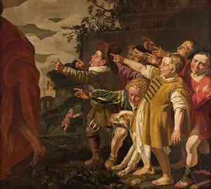 Elias Prints: Elisha Mocked by the Little Children, c.1625-c.1630. Creator: Roeloff van Zijl