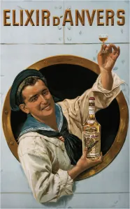 Absinth Collection: Elixir d Anvers, 1906. Artist: Portielje, Gerard (1856-1929)