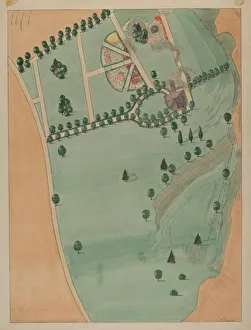 Richards Virginia Prints: Eliza B. Jumel Estate, c. 1936. Creator: Virginia Richards