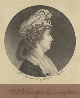 Eliza Barclay Livingston, 1797. Creator: Charles Balthazar Julien Fé