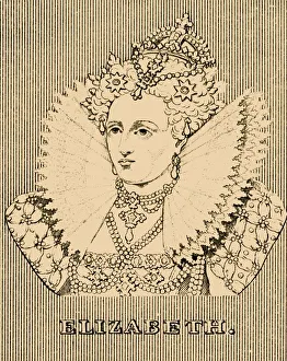 Queen Of England Collection: Elizabeth, (1533-1603), 1830. Creator: Unknown