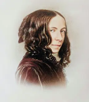 Elizabeth Barrett Browning Prints: Elizabeth Barrett Browning, 1912. Creator: Bain News Service