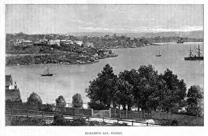 Hatherell Prints: Elizabeth Bay, Sydney, 19th century. Artist: William Hatherell