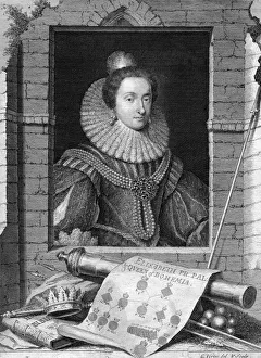 Electress Palatine Prints: Elizabeth of Bohemia, c1700-1750. Artist: George Vertue