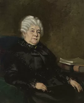 Activist Collection: Elizabeth Cady Stanton, 1889. Creator: Anna Elizabeth Klumpke