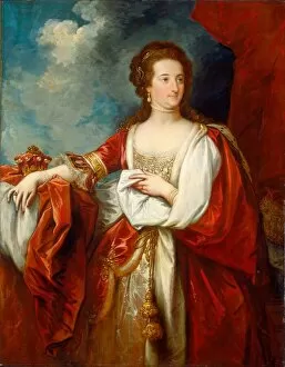 Benjamin Gallery: Elizabeth, Countess of Effingham, c. 1797. Creator: Benjamin West