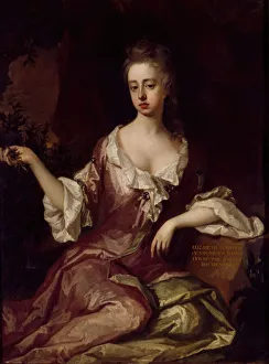 Decolletage Prints: Elizabeth Countess of Sandwich (c. 1674-1757), 1690-1740. Creator: Michael Dahl