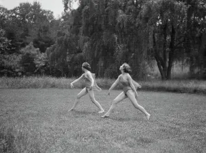 Duncan Elizabeth Prints: Elizabeth Duncan dancers, between 1916 and 1941. Creator: Arnold Genthe