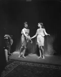Persuading Prints: Elizabeth Duncan dancers and children, 1916 Creator: Arnold Genthe