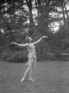 Elizabeth Duncan dancers and children, 1920 Creator: Arnold Genthe