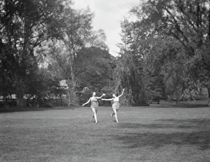 Elizabeth Duncan dancers and children, 1920 Creator: Arnold Genthe