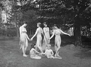 Gentle Prints: Elizabeth Duncan dancers and children, 1929 Creator: Arnold Genthe