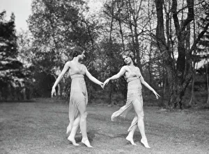 Elizabeth Duncan dancers and children, 1929 Creator: Arnold Genthe