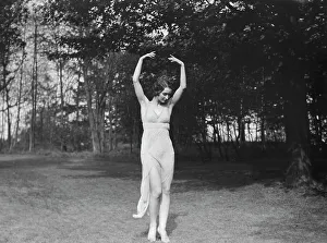 Elizabeth Duncan dancers and children, 1929 Creator: Arnold Genthe