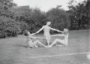 Duncan Elizabeth Prints: Elizabeth Duncan dancers and children, between 1916 and 1941. Creator: Arnold Genthe