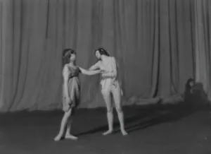 Duncan Elizabeth Prints: Elizabeth Duncan dancers and children, between 1916 and 1941. Creator: Arnold Genthe