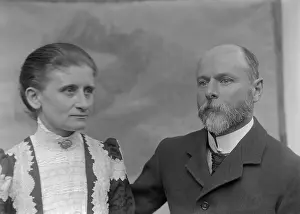 Suit And Tie Prints: Elizabeth Esplain L'Estrange (nee Ely ) & Robert Augustus Henry L'Estrange, c1900s