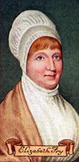 Charles Robert Prints: Elizabeth Fry, taken from a series of cigarette cards, 1935