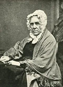 Fisher Prints: Elizabeth Hyslop Burns, Daughter of the Poet, c1860s, (1902). Creator: Unknown