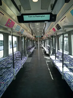 Elizabeth Line, Abbey Wood, London, UK, May 2022. Creator: Ethel Davies