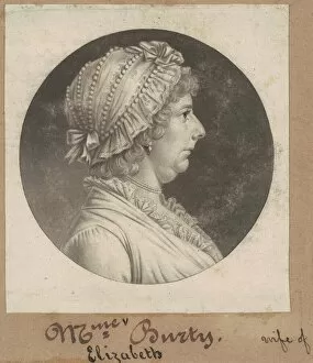 Pearl Necklace Collection: Elizabeth May Busti, 1807. Creator: Charles Balthazar Julien Fevret de Saint-Mé
