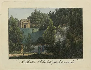 Pavlovsk Prints: The Elizabeth Pavilion in Pavlovsk Park, 1810s