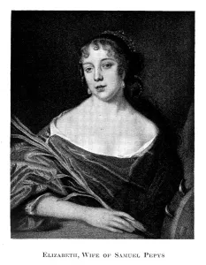 Samuel Prints: Elizabeth Pepys (1640-1669), 19th century