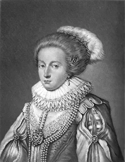 James Vi Prints: Elizabeth, Queen of Bohemia and Daughter of James 1st; Obit 1662
