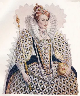 Elizabeth, Queen of England, Defeat of the Spanish Armada, 1588, (1902) Elizabeth, Queen of England, Defeat of the Spanish Armada, 1588, (1902)