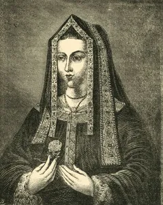 York Prints: Elizabeth, Wife of Henry VII, (1881). Creator: Unknown