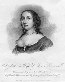 Elizabeth, wife of Oliver Cromwell, (1820). Artist: W Bond