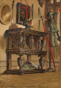 Elizabethan Sideboard or Court Cupboard, c1845, (1864)