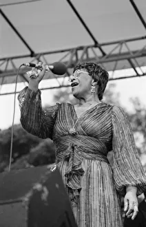 Ella Fitzgerald, Capital Jazz Festival, Knebworth, 1981. Creator: Brian O Connor