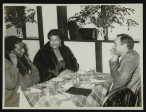 Producer Prints: Ella Fitzgerald with her sister and record producer and impresario Norman Granz