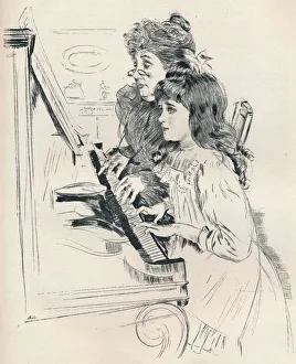 Age Difference Prints: Ellen Et Sa Grandmere, c1897. Artist: Paul Helleu