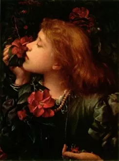 Britain In Pictures Collection: Ellen Terry, 1864, (1942). Creator: George Frederick Watts
