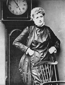 Ellen Terry, British actress, 1887. Artist: Ernest Barraud