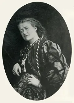 Leonard Russell Prints: Ellen Terry, c1863, (1948). Creator: Lewis Carroll