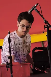 Elliott Galvin, Love Supreme Jazz Festival, Glynde Place, East Sussex, 2015. Artist
